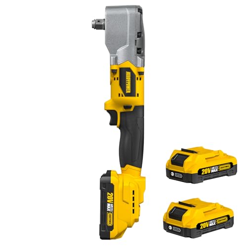 ALLOY POWER 20V Brushless Right Angle Impact Wrench 1/2 207 FT-LBS