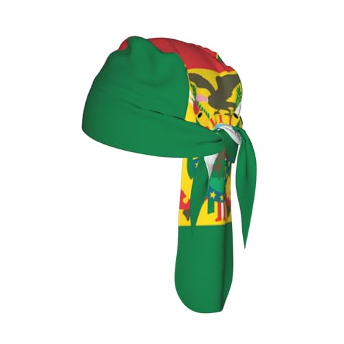 CNTDBU Drapeau de la Bolivie - Casquette de cyclisme respirante - Bandeau anti-humidité pour casques, séchage rapide - Pour homme et femme - Noir