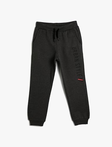 Sweatpants garçons Koton anthracite idéal pour l'école et les activités sportives en plein air
