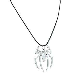 Spiders Necklace Dark Black Hip Hop Neck Accessories Collarbone Chain,Men Cool Personality