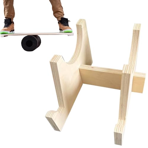 Support de planche à roulettes en bois support de rangement équilibre intérieur