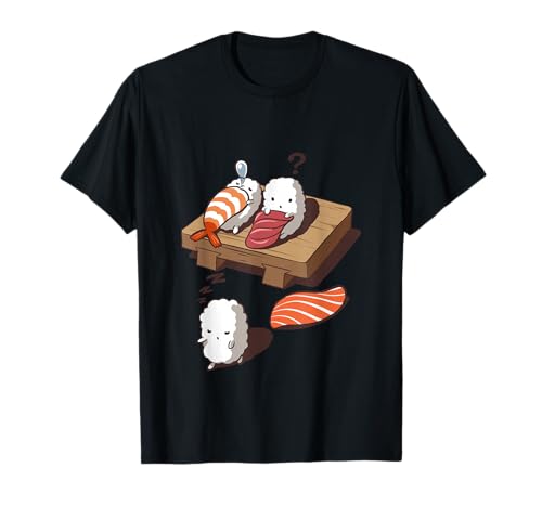 Funny Sleep Walking Sushi, Japanese Foodie T-Shirt