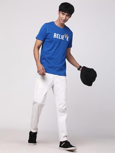 Image of ADRO Men Cotton Regular Printed Tshirt