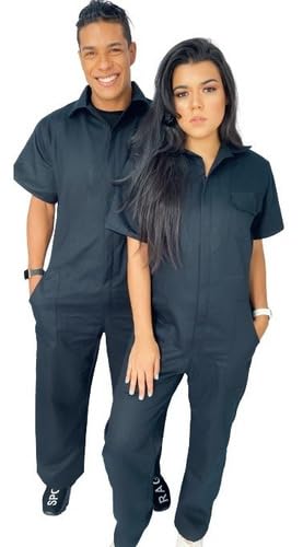 Macacão Original Para Veterinário Mecânico Jardineiro Ope (Branco, M)