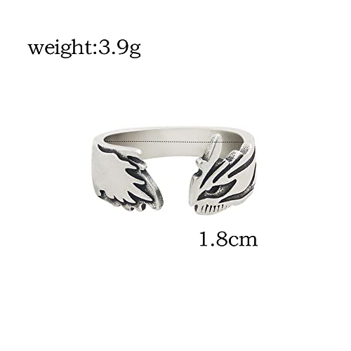 Ealipoi Kurosaki Ring Anime Zangetsu Cosplay Rings Alloy Adujustable Accessories for Women Men Gift 3pcs3