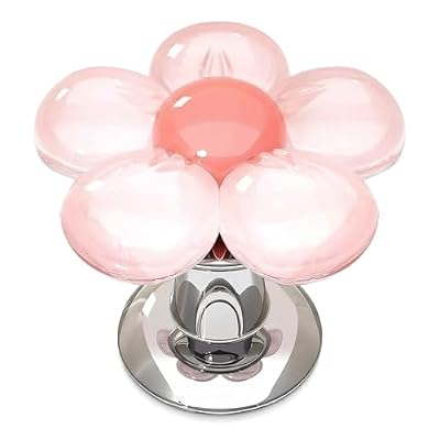 Push to Start Button Cover Car Accessories Cute Engine Starter Decor Girly Pink Cherry Blossom Floral Aesthetic Interior Stuff for Women