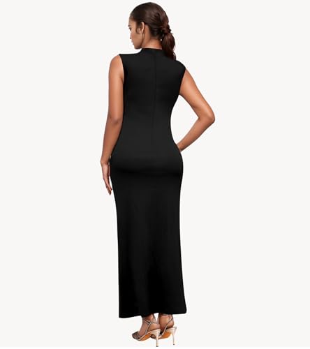 Image of PORRCEY Women's Sexy Elegant Rhinestone Bodycon Dress Hot Drilling Clubwear