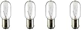 EFP Replacement Bulb for Kenmore 20-52410 or 5240 Powermate Progressive 4370018 Vacuums | Fits Eureka, Filter Queen Majestic Models - Includes 4 Light Bulbs
