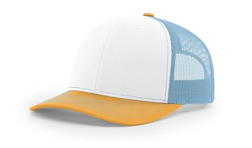 Image of Richardson 112 Trucker Hat - Premium Blank Baseball Cap, Adjustable Snapback Hat - Structured Six Panel Richardson Blank Hats
