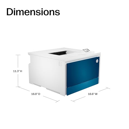 HP Color LaserJet Pro 4201dn Printer, Print, Fast speeds, Easy Setup, Mobile Printing, Advanced Security, Best-for-Small Teams. Ethernet & USB only. Not Wireless. White - image 4