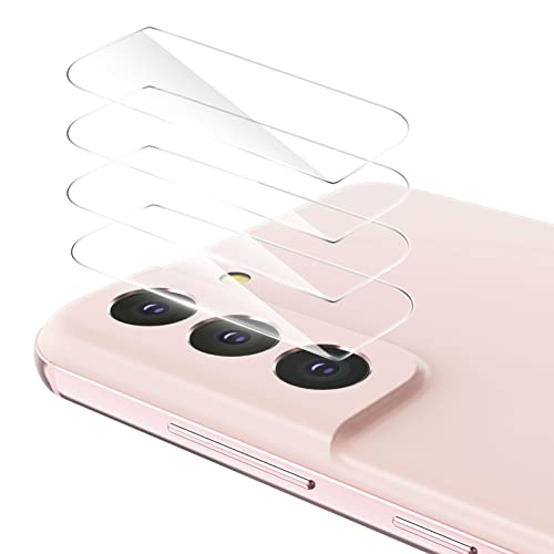 imluckies Protector de lente de cámara para Samsung Galaxy S22 y S22 Plus [4 paquetes], cubierta de lente trasera de vidrio templado resistente a los arañazos, Transparente Cover
