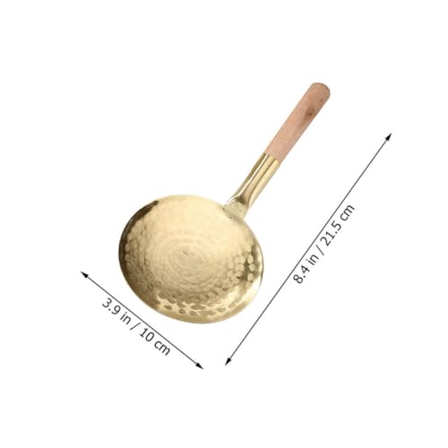 Cuchara para tofu con mango de madera WOONEKY para servir de forma fácil 3