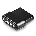 Dongle Bluetooth 5.1 USB Adaptateur Bluetooth, Clé Bluetooth Faible Latence pour Casque, Souris, Manette, Clavier, Tablette, Imprimantes, Compatible