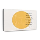 ElephantStock Brave Enough Amanda Gorman Canvas - 1 Panel Spiritual Wall Art Decor - Decor, Inspirational Art, Buddha Quote - Zen Quotes Wall Art - 24" X 16"