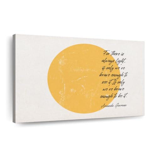 ElephantStock Brave Enough Amanda Gorman Canvas - 1 Panel Spiritual