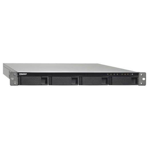 QNAP TS-432XU-RP-2G-US 1U 4-Bay ARM-Based 10G NAS, Quad Core 1.7GHz, 2GB DDR3 RAM, 2 x 10GbE SFP+, 2 x GbE, Redundant Power Supply