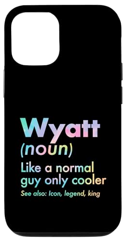 Wyatt Like A Normal Guy Only Cooler Legend King �t�@�[�X�g�l�[�� �X�}�z�P�[�X iPhone 12/12 Pro �p