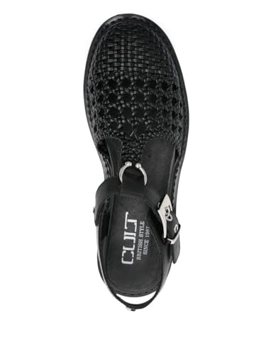 Sandales CULT de haute qualité en cuir véritable et finitions métalliques
