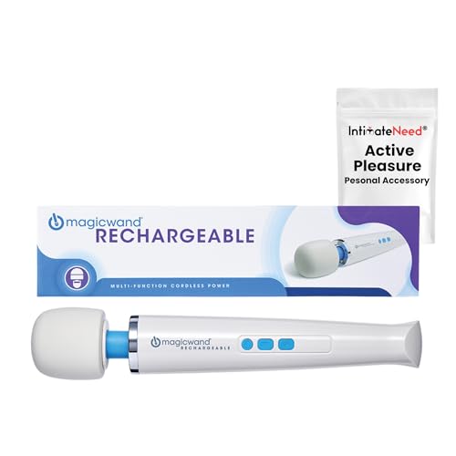 Hitachi Magic Wand | Magic Wand Rechargeable | Original 2025 Model HV-270 Cordless Wand by Vibratex with Free IntimateNeed Active Pleasure Personal Accessory with Wand Massager