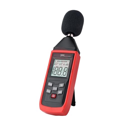 YVAAASIYC Medidor Digital portátil TA8151, probador de Ruido, Detector de Sonido, Monitor de decibelios, Instrumento de medición de 30-130dB, Alarma, probador de Ruido