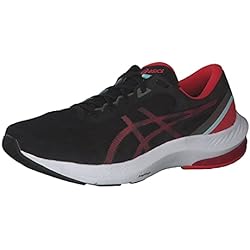 Asics Gel-Pulse 13, Zapatillas para Correr Hombre, Black/Electric Red, 44 EU