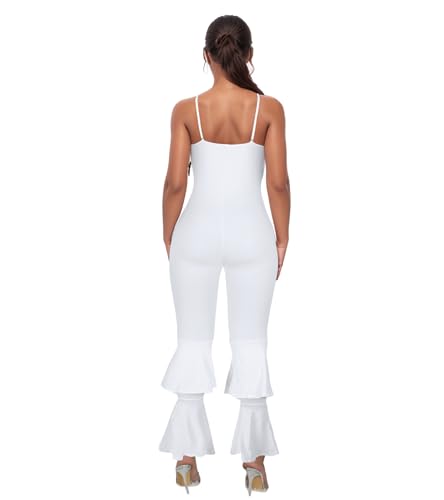 Image of Jigfar Women Sexy Elegant Bodycon Jumpsuit Going Out Romper Birthday Party Club Night Outfits