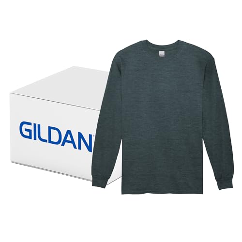 Image of Gildan Adult Ultra Cotton Long Sleeve T-Shirt, Style G2400, Multipack