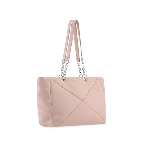 Image of Fastrack Laptop Tote for Girls | Faux-Leather Women's Handbags | Laptop Compatible upto 15 inch| Ladies Purse Handbag | Laptop Tote for Casual Carry