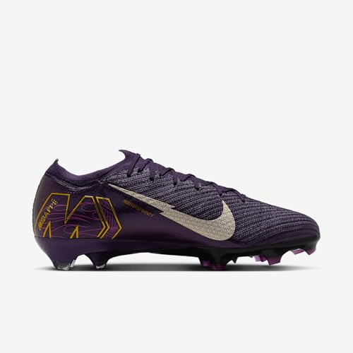 Nike Mercurial Vapor 16 Elite Kylian Mbappe FG Low-Top Soccer Cleats (FQ8683-500, Grand Purple/Pale Ivory)3