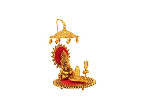 Pooja Thali décorative plaquée 8 Pouces - Excellence Deco Alankaram - 2