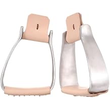 Tough 1 Aluminum Angled Roper Stirrups 3in