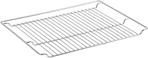 Baking Trays & Grid mm Set 465 x 370 x 30 mm, Enamelled Grease Pan, Chrome-Plated Oven Rack and Enamel Baking Tray for Oven and Hob, Grid 465 x 375 mm, Black