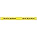 Barricade Tape, Yellow/Black, 180ft x 2 In