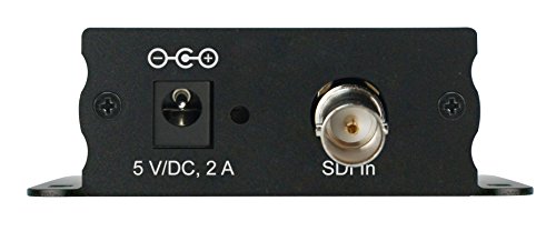 Xtrempro Sdi Splitter 1X2 Supports 3G-Sdi, Hd-Sdi, Sd-Sdi Signals, Up To 1080P & 394Ft / 120M, 1 Input 2 Outputs W/Ac Adapter - Black (66004) #TOP3