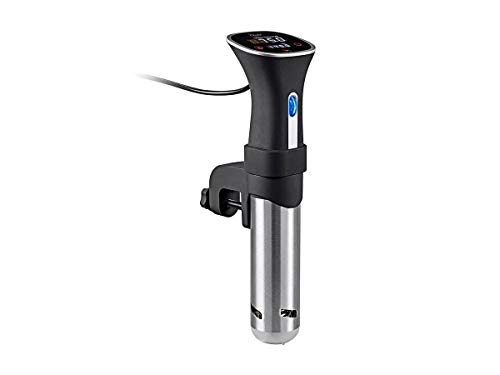 Monoprice Sous Vide Immersion Cooker 800W - With Adjustable Clamp And Digital LED Touch Screen, Easy To Clean, Black and Silver - Strata Home Collection