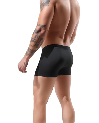 Mens Underwear Boxer Briefs for Men Black3