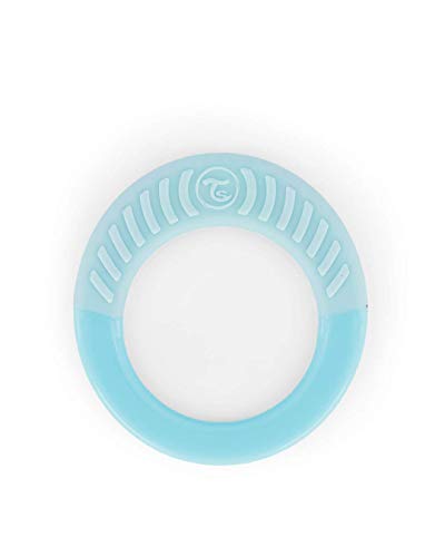 TWISTSHAKE Anneau de dentition bébé | Sans BPA | à partir de 1 mois. Pastel Light Blue, Bleu