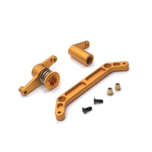 Assemblage De Direction en Métal EA1011A Jaune pour Voiture RC JLB J3 1/10 Upgrade