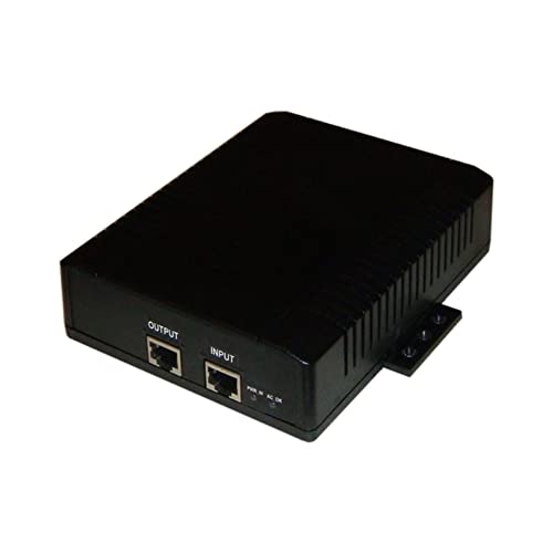 Divisor PoE Tycon Power Systems POE-SPLT-4824AC-GBT, entrada GigE 48 VCC PoE 802.3at/bt, salida regulada 24 VCA a 3,3 A y 80 W con terminal de cables miniatura 1