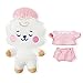 BTS - Mini almohada de peluche de peluche, ropa intercambiable para muñeca-BTS mercancía suave felpa, para aficionados, amigos, decoración del hogar (RJ)