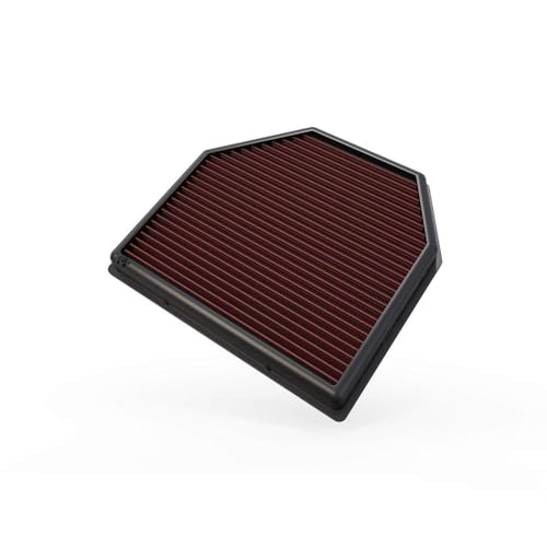 K&N High-Flow Original Lifetime Engine Air Filter: Increase Power & Accerlation, Washable, Premium: Compatible with 2011-2019 BMW: M2, M3, M4, M5, M6, 33-2488