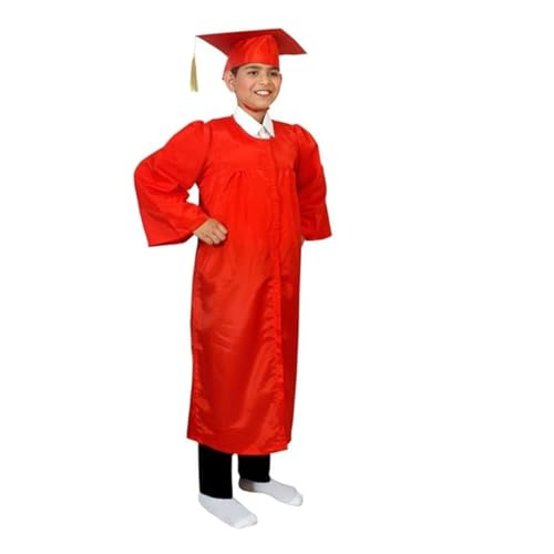 Image of ITSMYCOSTUME Convocation Graduation Gown Costume Dress for Kids Complete Set (Gown,Cap) for Boys & Girls