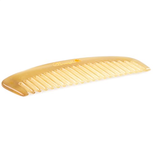 Peine de Dientes Anchos de Cuerno Natural para Mujer miniatura 3