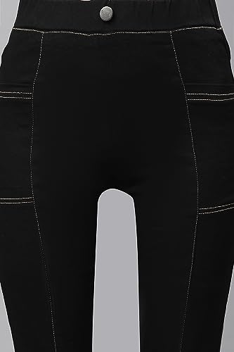 Legging taille haute Aurelia en coton extensible anti-pression M - 5