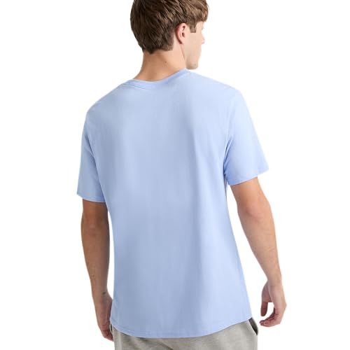 Image of Champion Men's Graphic Short Sleeve T-Shirt, Standard Fit, Tonal Script Logo, Midweight 100% Cotton