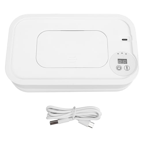 Chauffe-lingettes humides pliable USB distributeur de lingettes chauffant affichage numérique