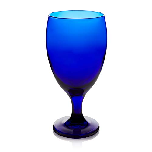 Libbey Premiere Cobalt Iced Tea Goblet Beverage Glasses, Set Of 12 #TOP2