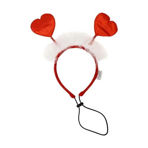 Midlee Valentine's Heart Large Dog Headband