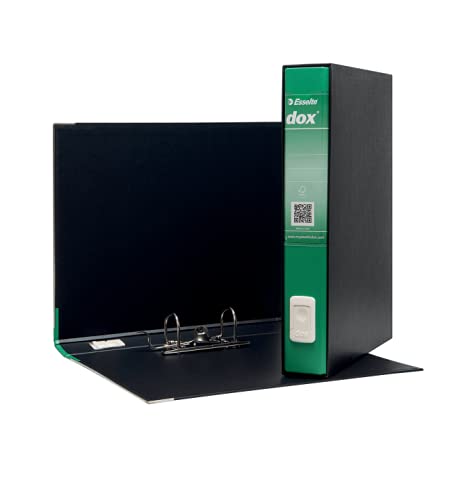 Rexel Esselte Dox 5 Class Box Lever Arch File, A4. Green - Image 2