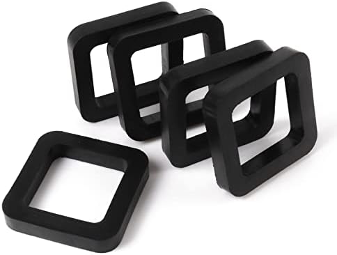 SINGARO 5 Pack 2 Inch Hitch Receiver Muffler Pad for Adjustable Ball Mount for Noise Cancellation, Car Receiver and Tow Hitch with Cushioning Accessories for 2 Inch Trailer Hitch Receiver